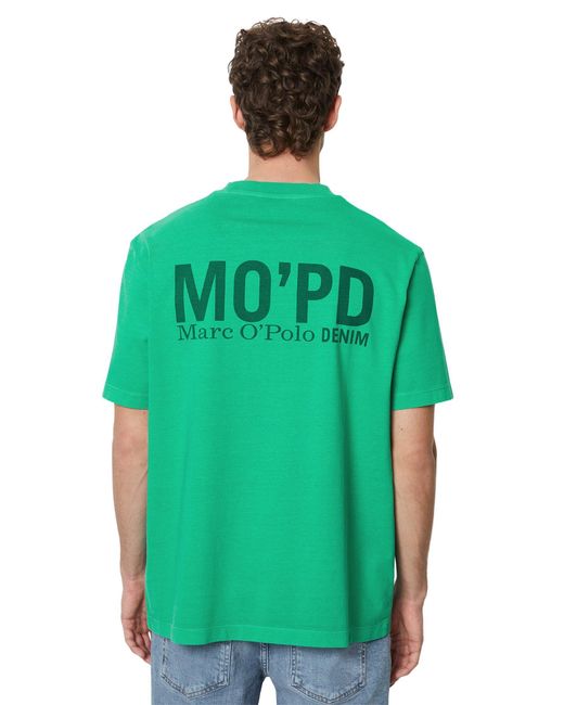 Marc O' Polo T-Shirt aus reiner Bio-Baumwolle in Green für Herren