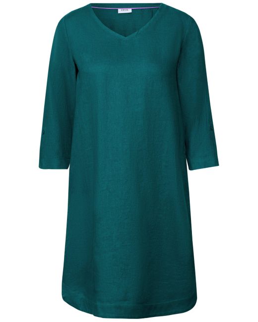 Cecil Blue Sommerkleid mit Turn-Up Funktion