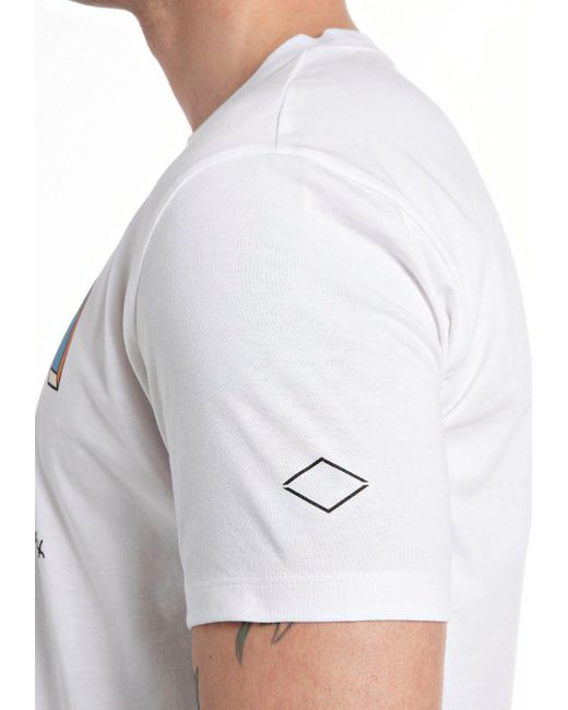 Replay Print-Shirt in White für Herren