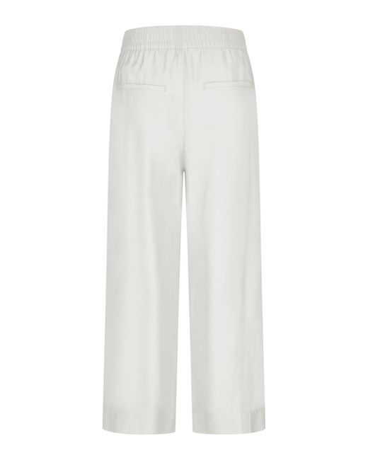 MARC AUREL White Stoffhose in sommerlichem Viskose-Mix