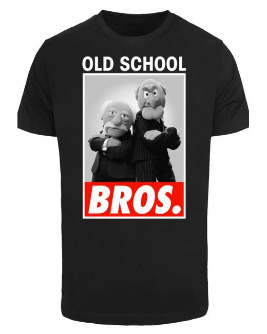 Muppets Qualität Premium in Shirt Bros. Disney Old für | School DE F4NT4STIC Herren Rot Lyst