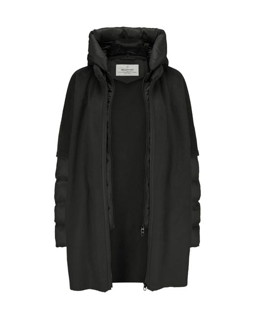Milestone Black Fellimitatjacke MSAries