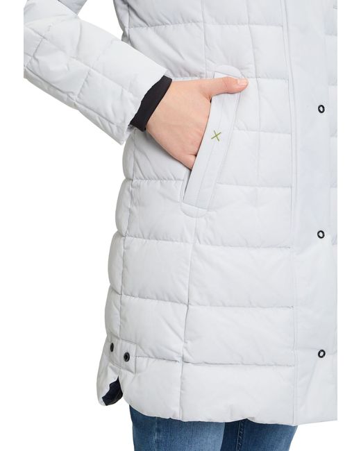 AMBER & JUNE White Anorak Winterjacke