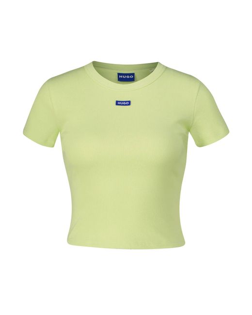 HUGO Green T-Shirt BABY TEE_B Slim Fit (1-tlg)