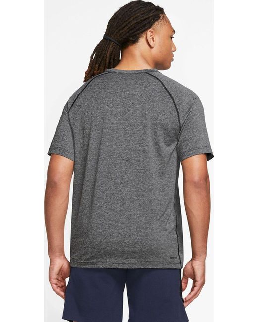 Nike T-Shirt M NK DF READY SS /HTR/BLACK in Gray für Herren