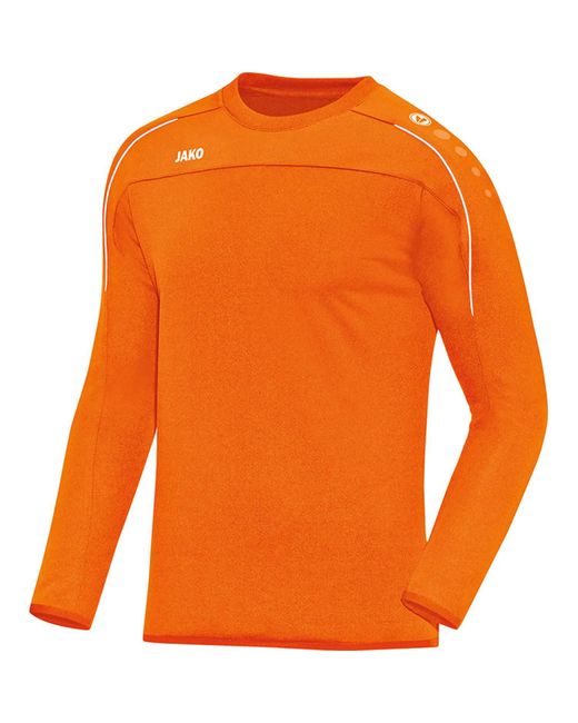 JAKÒ Fleecepullover Sweat Classico 8850 in Orange für Herren