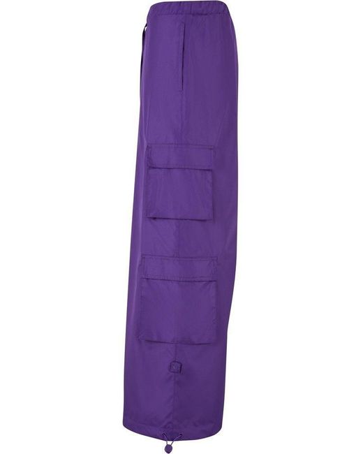 Urban Classics Purple Cargohose Ladies Ripstop Double Cargo Pants