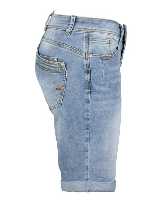 Buena Vista Blue Shorts Jeansshorts MAILBU STRETCH TWILL (1-tlg)