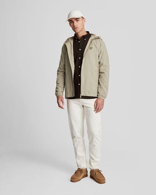 Lyle & Scott Langarmhemd , 100% Baumwolle, Mit Button Down Kragen in Black für Herren