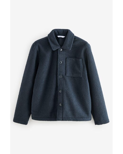 Next Hemdjacke im Wolllook (1-St) in Blue für Herren
