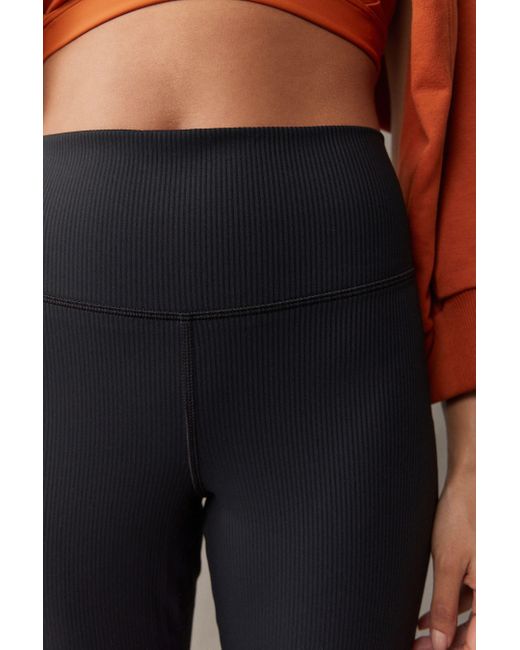 Self Black . Weite gerippte Leggings (1-tlg)