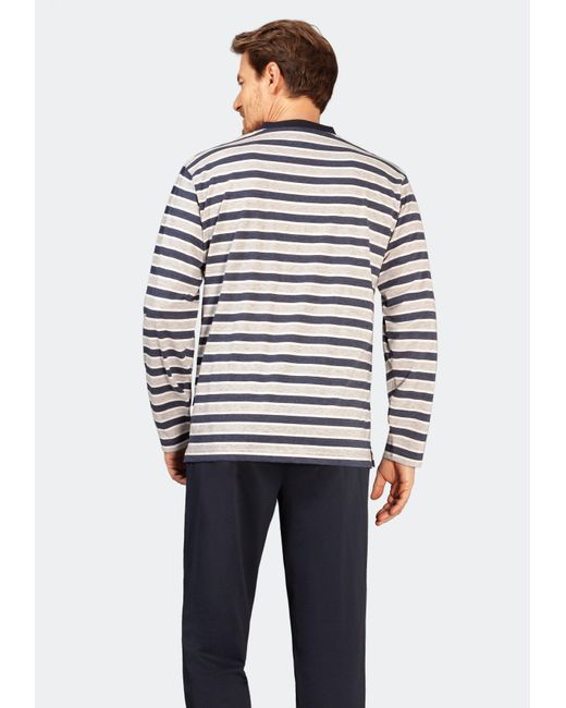 Hajo 5-Pocket-Hose Schlafanzug, Klima Komfort in Red für Herren