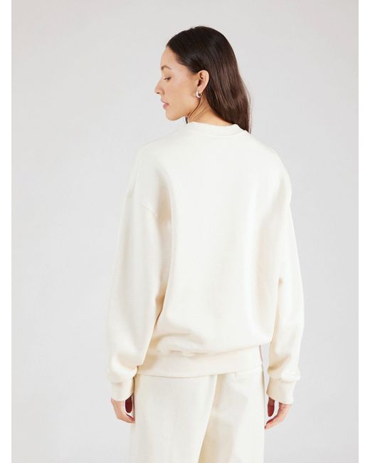 Iriedaily White Sweatshirt (1-tlg) Stickerei