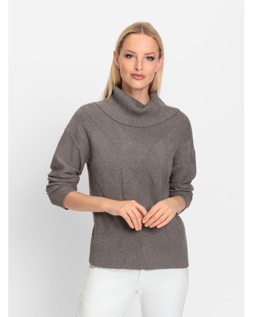 heine Gray Strickpullover Pullover