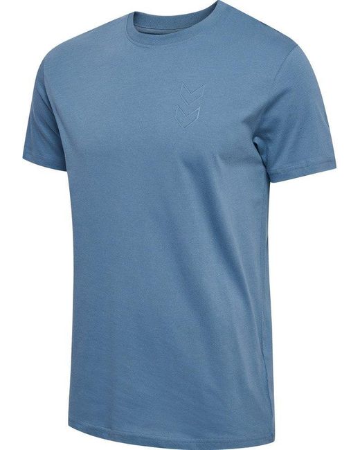 Hummel T-Shirt Hmlactive Co Tee /S in Blue für Herren