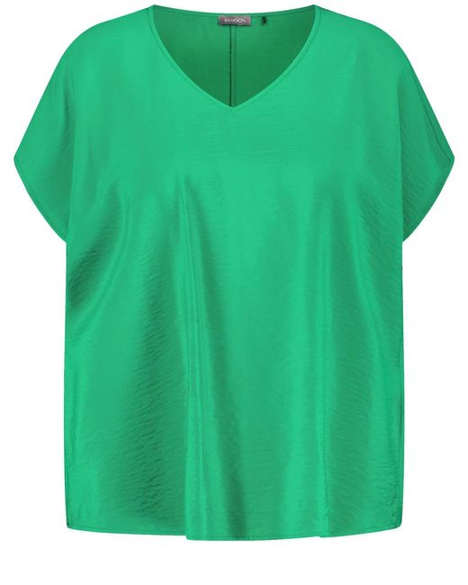 Samoon Green Shirtbluse