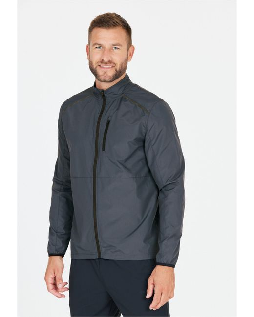 Endurance Laufjacke Hugoee in winddichter und atmungsaktiver Qualität in Blue für Herren
