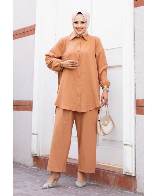 Misskyle Brown Tunikakleid Tunika-Set