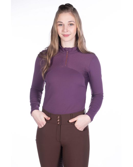 HKM Purple Langarmshirt Funktionsshirt -Arctic Bay- Langarm