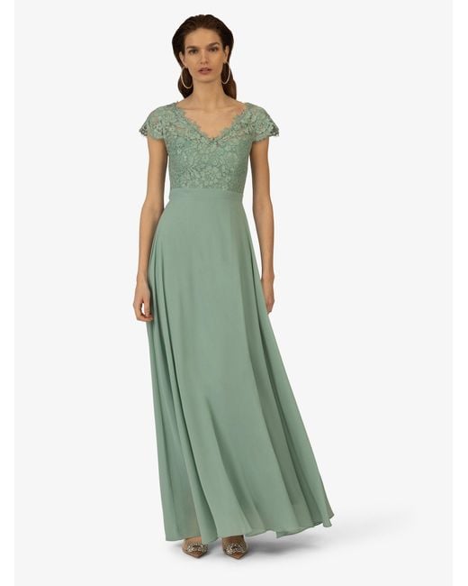 Kraimod Green Abendkleid aus hochwertigem Material in femininem Stil