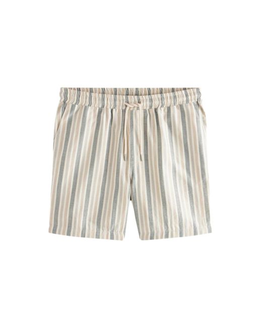 Next EDIT Dock-Shorts mit Streifen (1-tlg) in White für Herren