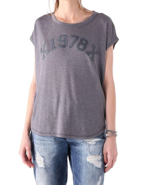 DIESEL Purple Shirttop T-Zola-S Felpa Shirt
