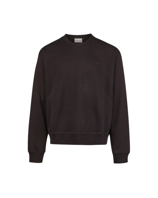 CLEPTOMANICX Strickpullover Crewneck Ligull Boxy Crop mit lockerem Schnitt in Gray für Herren