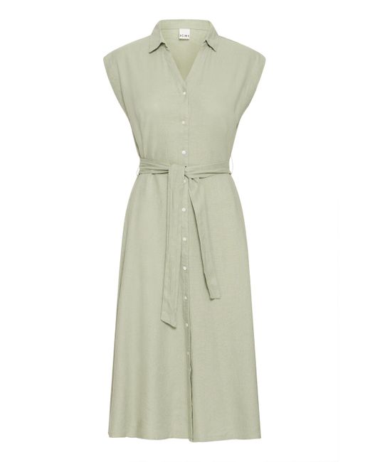 Ichi White Minikleid IHLINNO Modisches Kleid