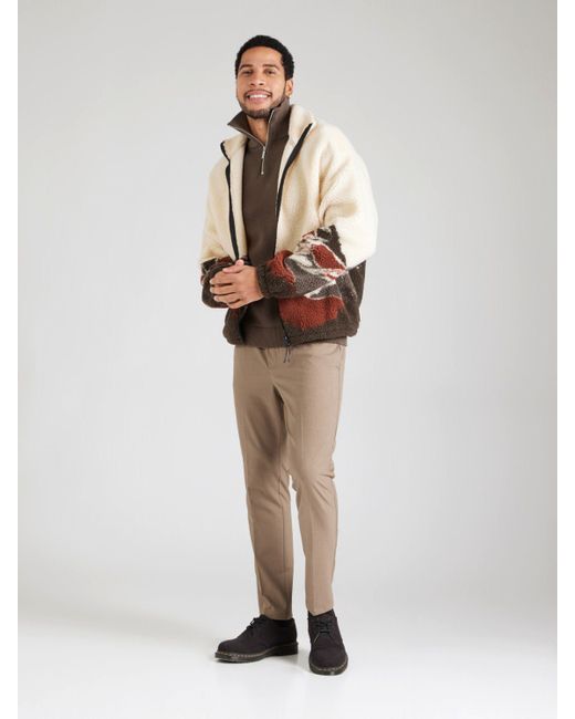 SELECTED Strickpullover SLHBORA (1-tlg) in Brown für Herren