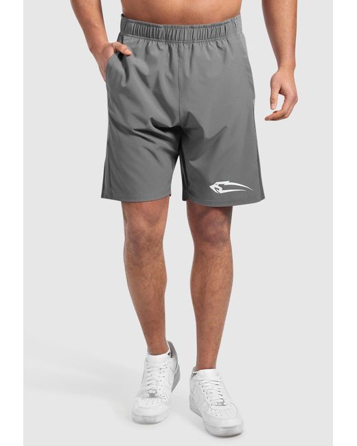 Smilodox Shorts Powerfit Triple in Gray für Herren