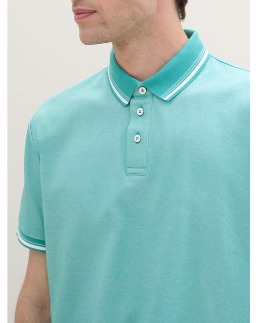Tom Tailor COOLMAX® Poloshirt in Green für Herren