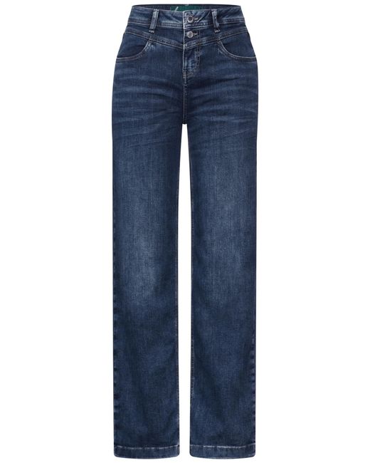 Street One Blue High-waist-Jeans
