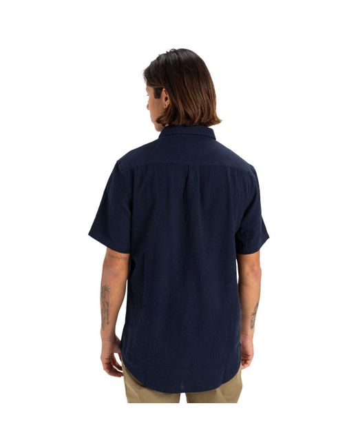 Quiksilver T-Shirt TIME BOX in Blue für Herren