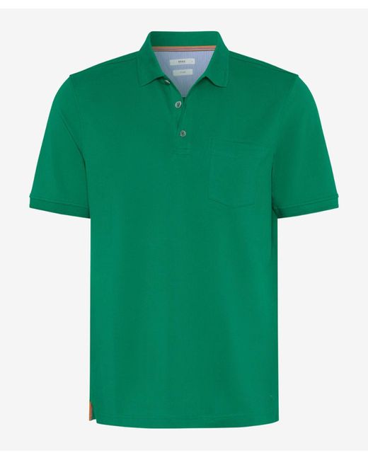 Brax Style Pete U (24-4818) Poloshirt in Green für Herren