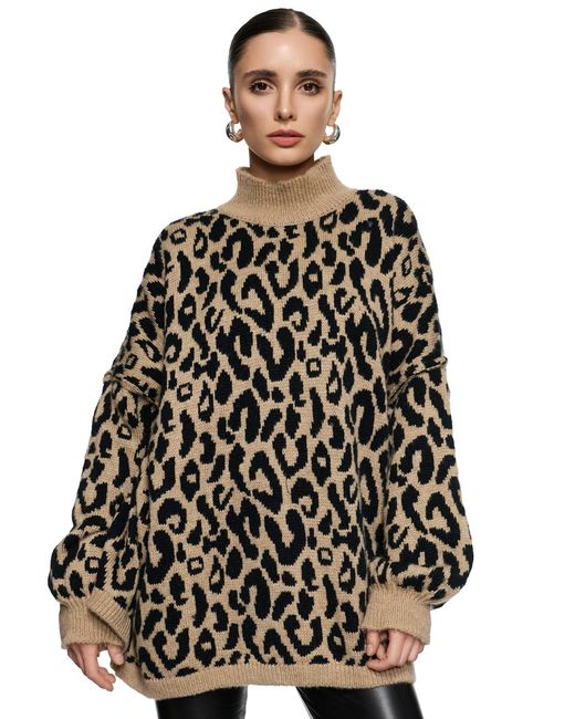 Worldclassca Black Longpullover Oversize Strickpulllover)
