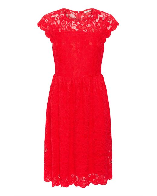 Cream Red Strickkleid Kleid CRPria