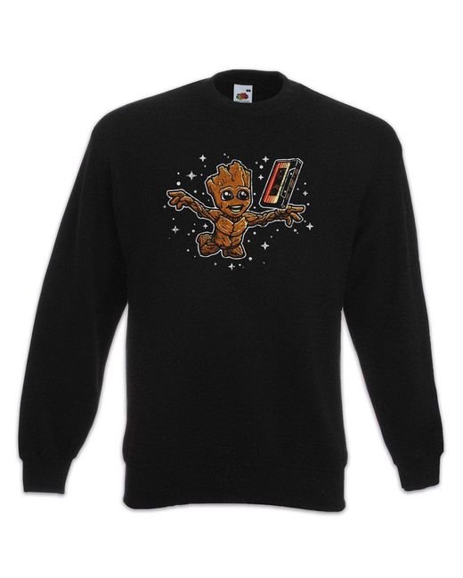Urban Backwoods Smells Like Tree Spirit Sweatshirt Guardians Fun Baum Galaxy in Black für Herren