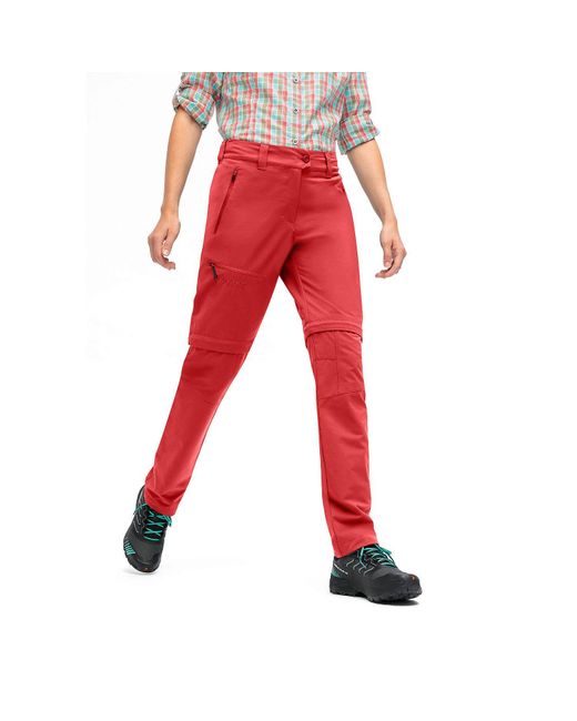 Maier Sports Red Funktionshose Hose Nata Zip Loop
