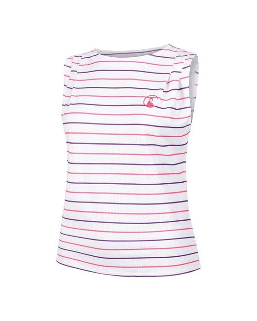 Quiet Please White Tanktop Poach Top