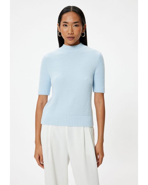 Koton Blue Kurzarmpullover Rundhalsausschnitt Regular