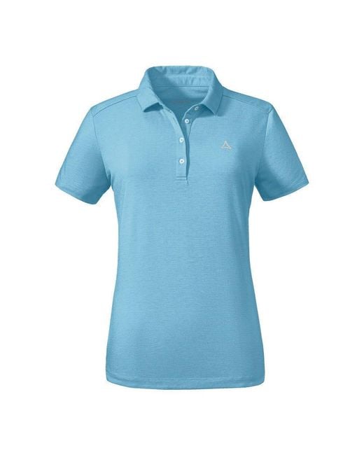 Schoeffel Blue Poloshirt CIRC Polo Shirt Tauron L