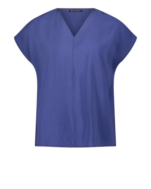 Betty Barclay Blue Blusenshirt Bluse Kurz 1/2 Arm