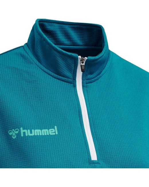 Hummel Blue HmlAuthentic Half Zip Sweatshirt