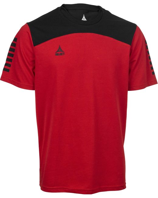 Select Oxford T-Shirt in Red für Herren