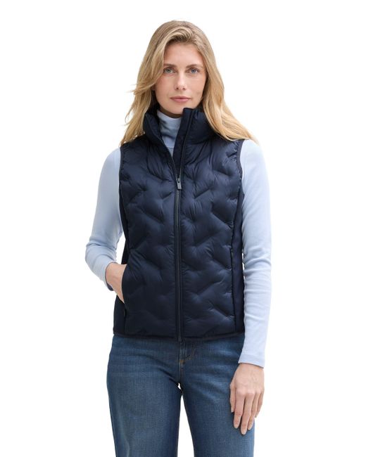 Tom Tailor Blue Steppweste