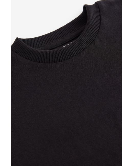 Next Einfaches T-Shirt aus 100 % Baumwolle (1-tlg) in Black für Herren