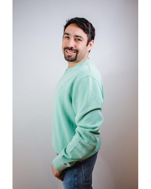 Superdry Sweatjacke Sweatshirt mint in Green für Herren