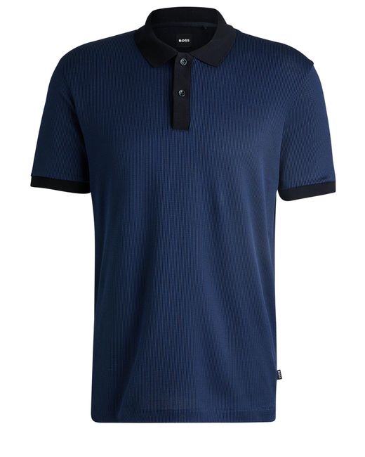 Boss T-Shirt H-Parlay 431 (1-tlg) in Blue für Herren