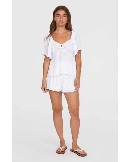 O'neill Sportswear White ' Tanktop O`NEILL Web-Oberteil Huges Weiß S
