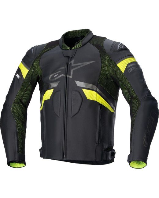 Alpinestars Motorradjacke GP Plus R V3 Rideknit Motorrad Lederjacke (mit Handschuhen, wasserdicht) in Multicolor für Herren